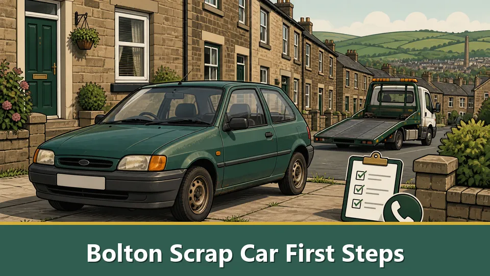Bolton Scrap Car First Steps